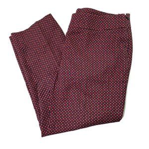 Ann Taylor Loft Pink Pattern Capri Pants Size 8P